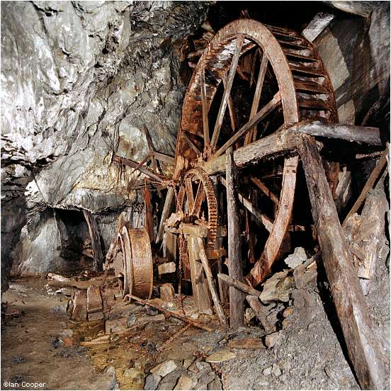 Underground waterwheel