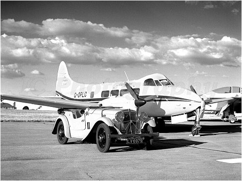 Morris 10/6 Special & De Havilland Dove